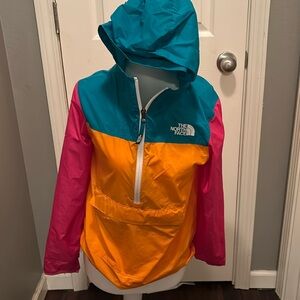 North Face children’s light hooded rain jacket